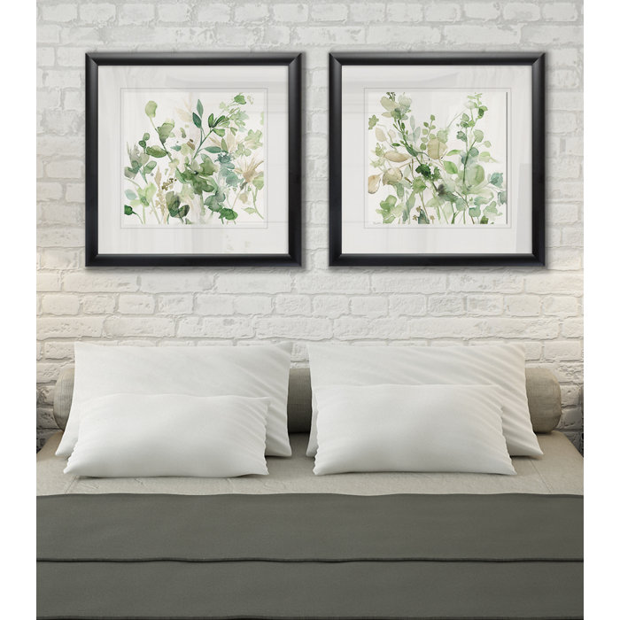 Winston Porter Sage Garden I 2 Piece Picture Frame Print & Reviews